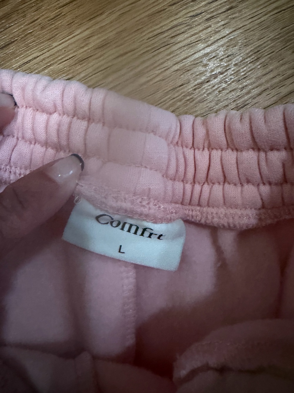 Comfrt Pink Kids Sweatpants with Elastic Waist Kids Size small